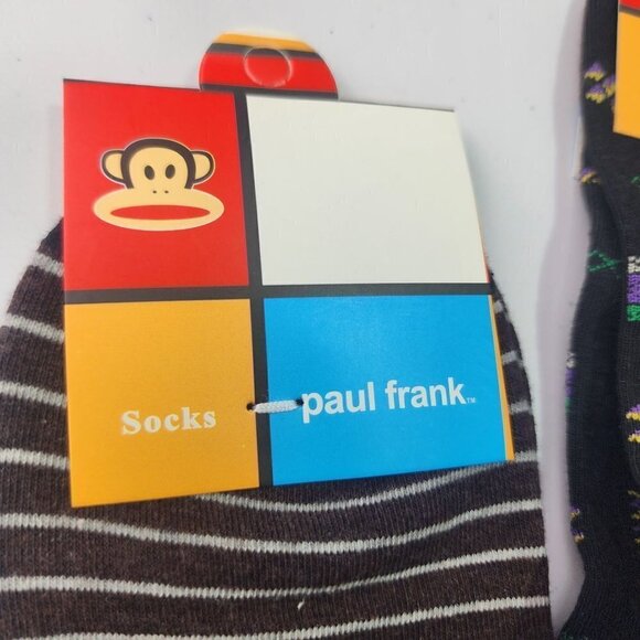 Paul Frank Assorted Kids Socks 3 Pairs Adult Small Big Kids Shoe Size 1-6 US - Picture 6 of 9